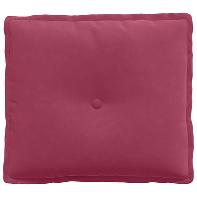 Poduszka na plecy Czerwone wino 50 x 45 cm Tkanina sztruksowa