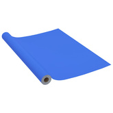 Okleina meblowa, niebieska, wysoki połysk, 500x90 cm, PVC