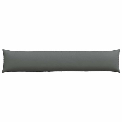 Poduszki na sofę 2 pcs Ciemnoszary 200 x 40 cm tkanina