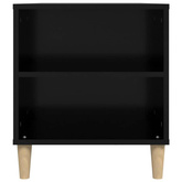 vidaXL Szafka pod TV, czarna, 102x44,5x50 cm, materiał drewnopochodny