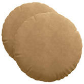 Poduszki na siedziska 2 pcs Brązowy ?50 x 19 cm Aksamit