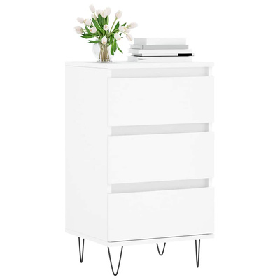 vidaXL Komoda, biała, 40x35x70 cm, materiał drewnopochodny wariant 4