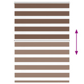 Roleta zebra, brzozowa, szerokość tkaniny 110,9cm, poliester