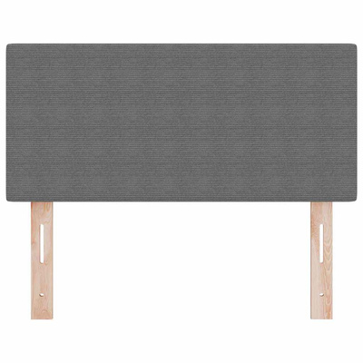 Zagłówek Jasnoszary 100 cm Tkanina sztruksowa
