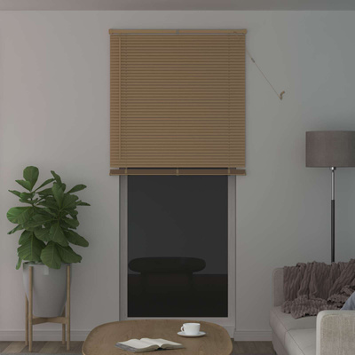 Żaluzja wenecka Jasnobrązowy ze wzorem 213 x 70 cm 25 mm PVC