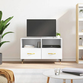 vidaXL Szafka pod TV, biała, 80x36x50 cm, materiał drewnopochodny wariant 12