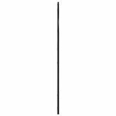 vidaXL Lustro ścienne, czarne, 80x100 cm, zakończone łukiem, żelazo