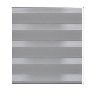 Roleta Zebra 140 x 175 cm Szara