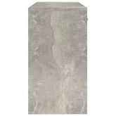 vidaXL Biurko z szufladą i szafką, szarość betonu, 100x40x73 cm