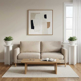 Stojak na rośliny 2 pcs Biały ?29,5 x 60 cm Drewno inżynieryjne