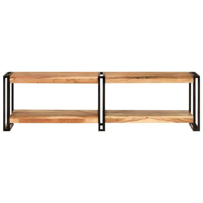 vidaXL Szafka pod TV, 140x30x40 cm, lite drewno akacjowe