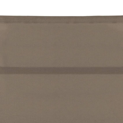 vidaXL Leżak z tworzywa textilene i aluminium, kolor taupe