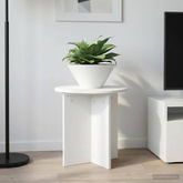 Stojak na rośliny 2 pcs Biały ?40 x 40 cm Drewno inżynieryjne