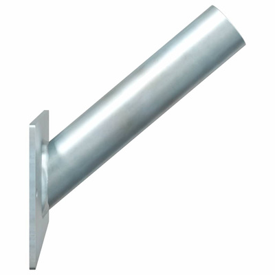 Uchwyt na maszt flagowy Srebrny 13 x 6 x 0,2 cm Stal