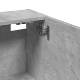 Wisząca szafka łazienkowa, betonowa szarość, 32x20x67 cm