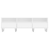Szafka pod TV, biała, 150x30x44,5 cm, materiał drewnopochodny vidaXL