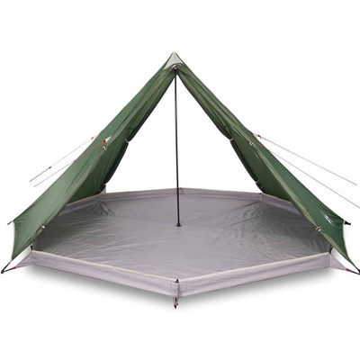 vidaXL Namiot rodzinny tipi, 8-osobowy, zielony, wodoszczelny model standard