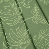 vidaXL Poduszka na leżak, wzór w liście, tkanina Oxford