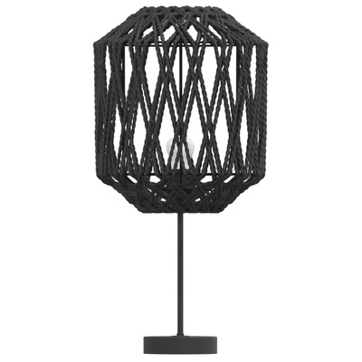 Klosz do lampy, czarny, ?23x28 cm, żelazo i papier