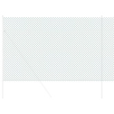 Ogrodzenie łańcuchowe 25 x 1,6 m Stal zielony