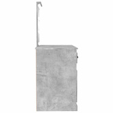 Toaletka z LED, szarość betonu, 90x50x132,5 cm