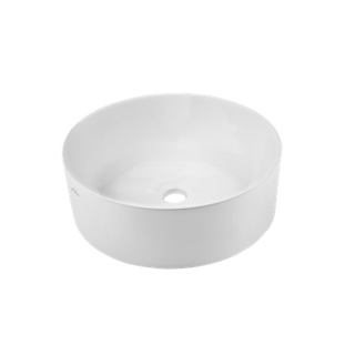 Umywalka nablatowa Kos okrągła biała  Invena