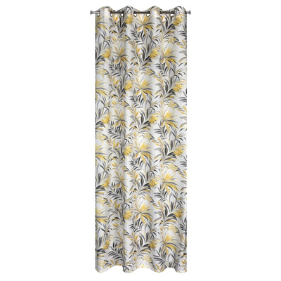 Zasłona Elia musztardowa 140x250