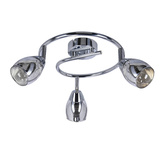 Wirginia Lampa sufitowa spirala chrom e14 klosz lustrzany 98-14047