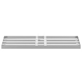 Rake leveling do ogrodu Srebrny 75 x 25 x 6 cm Stal nierdzewna