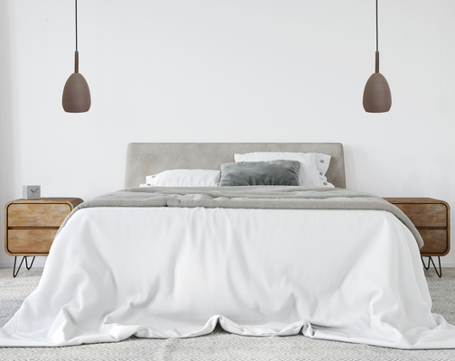 Lampa wisząca brązowa metal / drewno E27 Flen Ledea 50101261