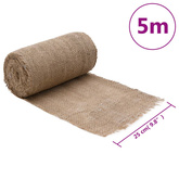 Tkanina jutowa w rolce, 0,25x5 m, 100% juta, 200 g/m?