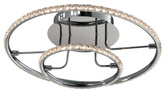 Lampa sufitowa okrągła LED chrom plafon 36W 3000K Adel Candellux 98-69634