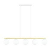 Lampa wisząca ALLORA 5 WH OPAL