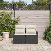 Sofa Ogrodowa z poduszką 120 x 62 x 69 cm polirattan