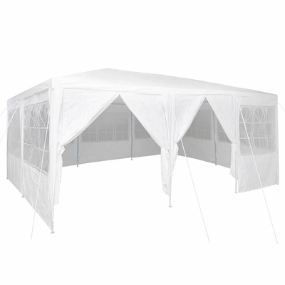 Namiot Imprezowy Biały 600 x 400 x 266 cm Polietylen