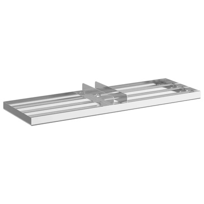 Rake leveling do ogrodu Srebrny 75 x 25 x 6 cm Stal nierdzewna