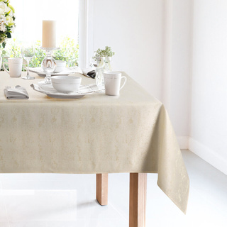 Obrus Sparkle kremowy 140x220