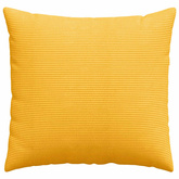 Poduszki na sofę 2 pcs Jasnożółty 50 x 50 cm Tkanina sztruksowa