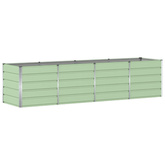 Donica Zielony 320 x 80 x 75 cm Stal