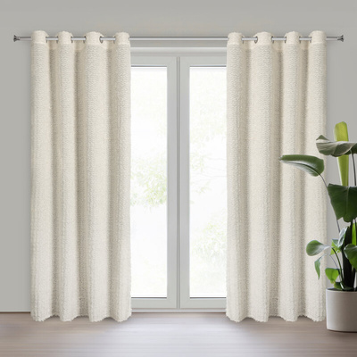 Zasłona Tiffany kremowa 135x250