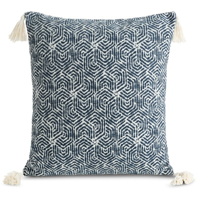 Poszewka Fabia granatowa 45x45