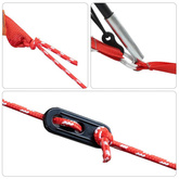 vidaXL Namiot rodzinny, kopułowy, 11-os., niebieski, wodoszczelny