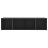 vidaXL Szafka pod TV, szara, 142,5x35x36,5 cm, materiał drewnopochodny
