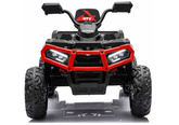 Quad Na Akumulator ATV 6 Kół Z Przyczepką JC606 24V 4x4 Czerwony