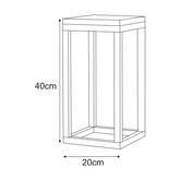 Meble dekoracyjne KS-34 KWIETNIK DREWNO S z serii KAJA HOME