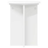 Stojak na rośliny 2 pcs Biały ?29,5 x 40 cm Drewno inżynieryjne