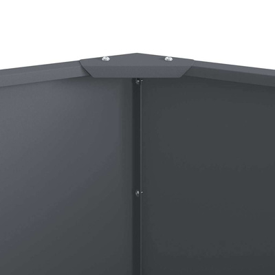 Donica Antracyt 120 x 120 x 50 cm Stal