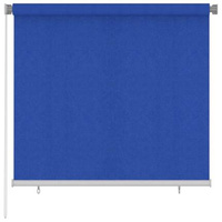 vidaXL Roleta zewnętrzna, 160 x 140 cm, niebieska, HDPE