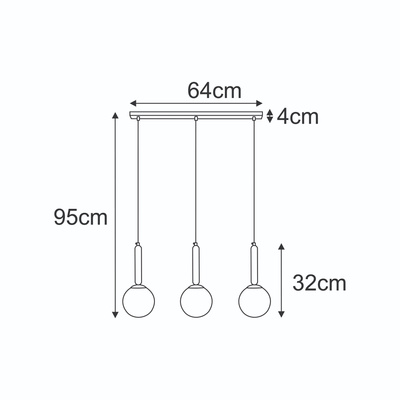 Lampa wisząca K-5861 z serii TOKI