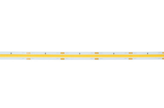 Taśma COB 12V  320LED 10W/m IP20 biała ciepła -5m